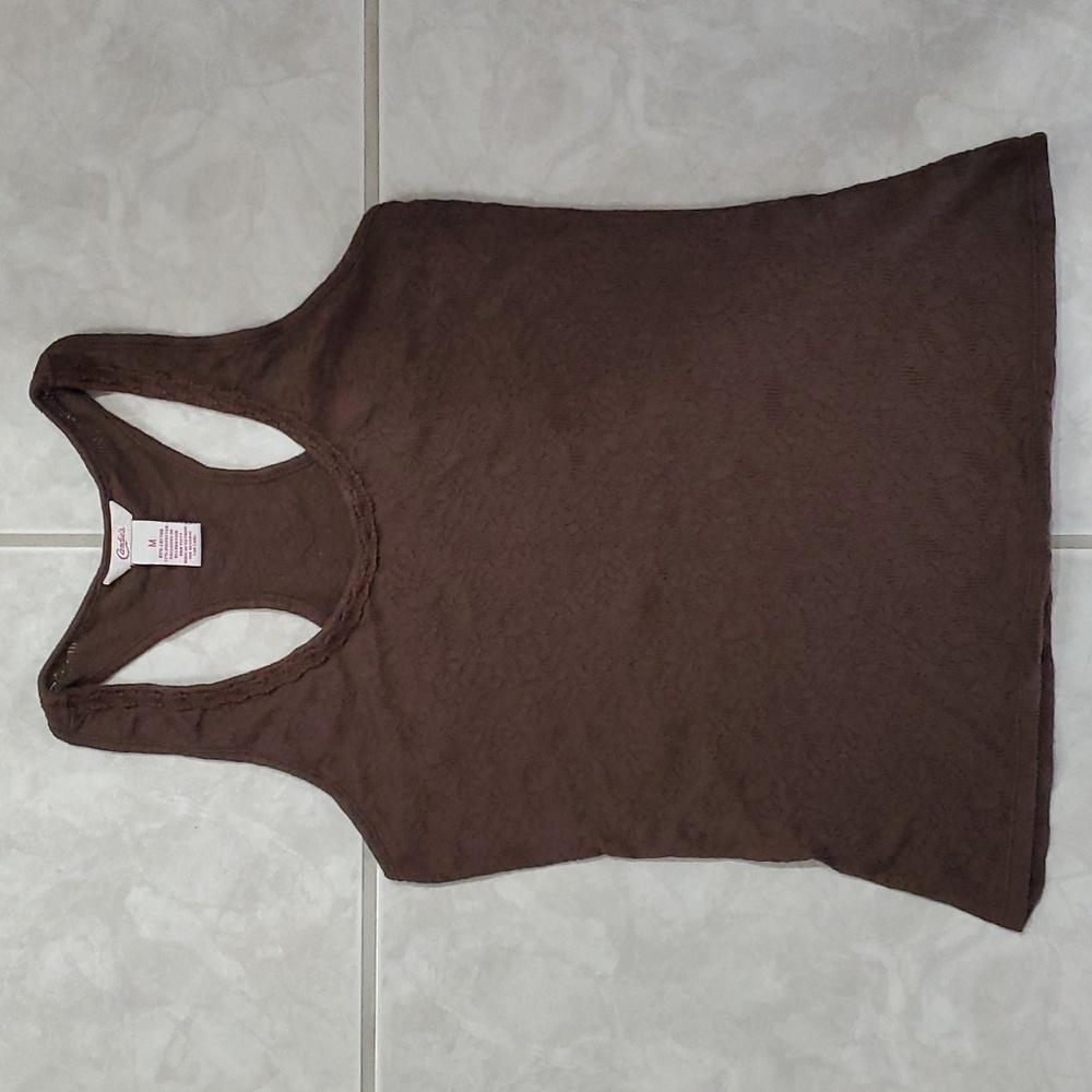 Candie's brown tank size medium
